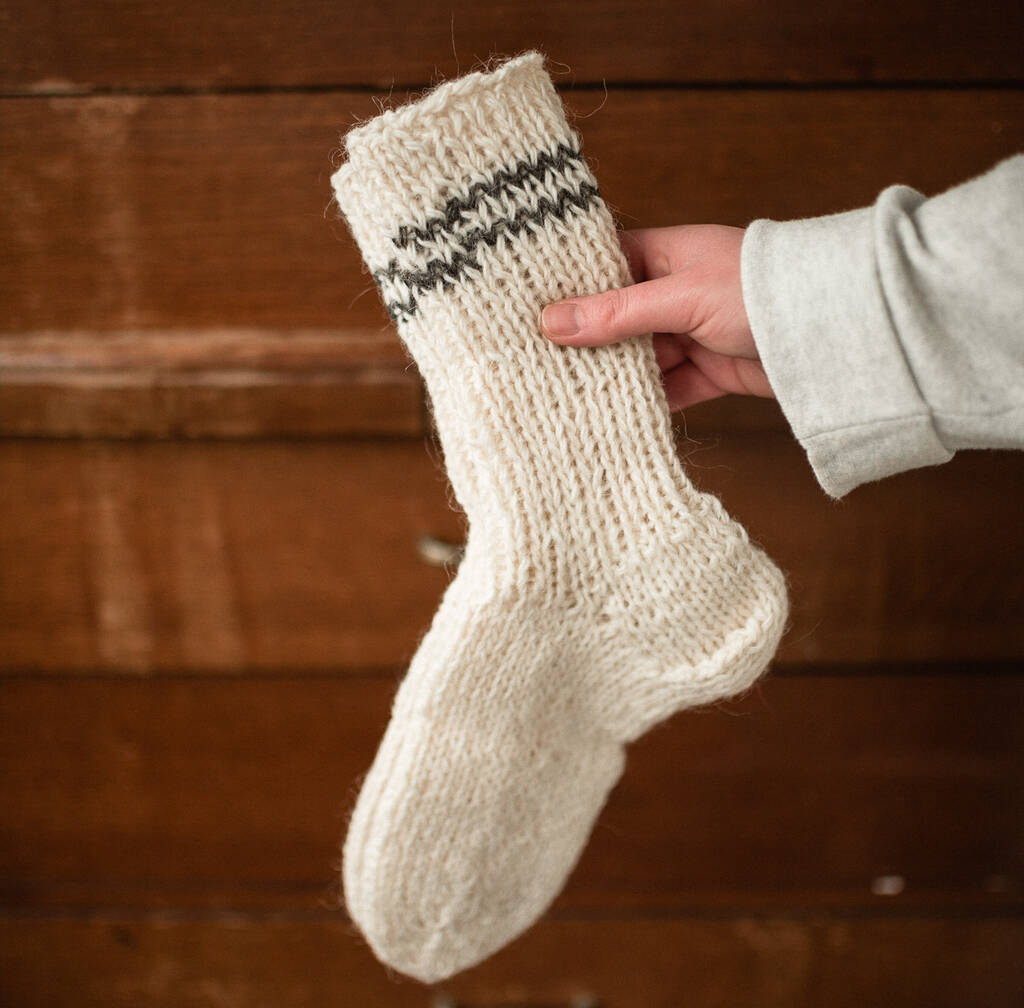 Lucky Dip Handmade Warm Wool Socks, 1 of 5