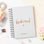 Personalised Script Bridesmaid Notebook, thumbnail 1 of 10