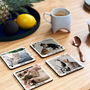 Personalised Cat Instagram Photo Coaster Set Of Four, thumbnail 2 of 7