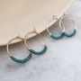 Petite Delica Hoops In Various Colours, thumbnail 7 of 12