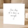 One Day At A Time Encouragement Support Card, thumbnail 1 of 3