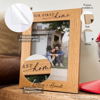 Personalised New Home Picture Frame Gift For Couples, 4 of 12