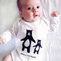 Dance Like Daddy, Father's Day Babygrow, thumbnail 7 of 7
