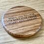 Personalised Solid Zebra Wood Wireless Charger, thumbnail 3 of 7