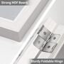 White Triple Picture Frames With 360° Folding Hinge, thumbnail 7 of 12
