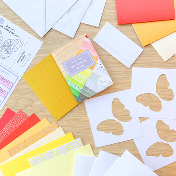 Butterfly Card Making Kit Warm | Iris Folding, 2 of 6