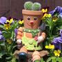 Terracotta Pot Man Planter, thumbnail 1 of 3