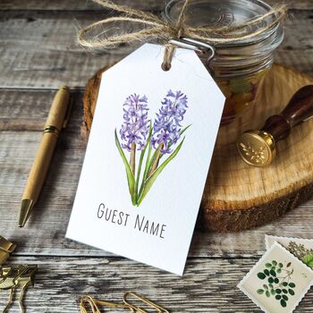 Flower Place Card Luggage Tags, 12 of 12