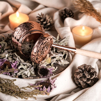 Handcrafted Copper Incense Burner, 9 of 12