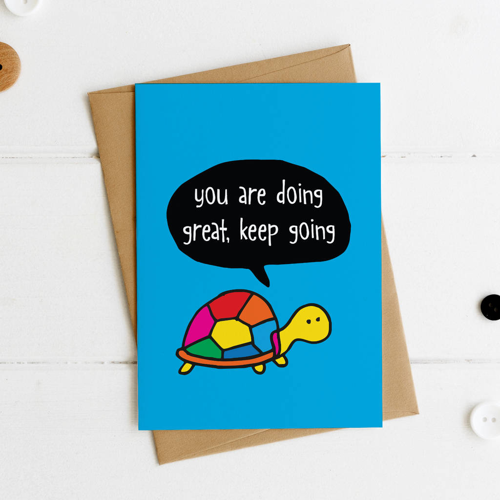 You Are Doing Great Keep Going Postcard