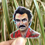 Tom Selleck Holographic Sticker, thumbnail 4 of 5