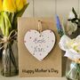 Personalised Mother's Day Nan Wooden Keepsake Card, thumbnail 1 of 3