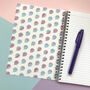 Kawaii Ghost Rainbow Foil Notebook, thumbnail 3 of 4