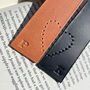 Couples Set Of Leather Bookmarks With Heart Detail, thumbnail 4 of 4
