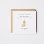 Personalised Dog Walk Card Golden Retriever *Various Dog Breeds, thumbnail 1 of 7