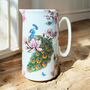 Extra Large Jug In King Peacock Design, thumbnail 1 of 8