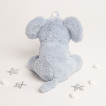 Gift Boxed Blue Soft Plush Elephant Toy, 2 of 4