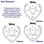 Personalised Family Tree Love Heart Hand Cut Paper Cut, thumbnail 6 of 12