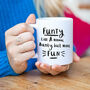 'Funty, Like A Normal Aunty But More Fun' Aunty Coaster, thumbnail 2 of 8