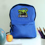 Kids Dinosaur Personalised Backpack, thumbnail 1 of 5