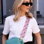 Cottage Flowers Bag Strap | Extra Long Crossbody Replacement Bag Strap, thumbnail 1 of 5