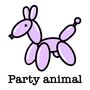 Personalised Mini Balloon Dog Birthday Card, thumbnail 2 of 8