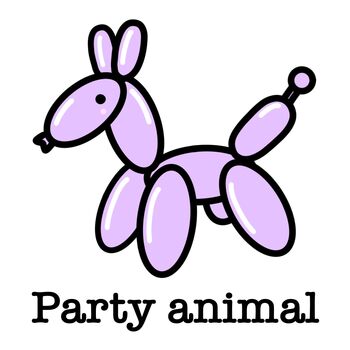 Personalised Mini Balloon Dog Birthday Card, 2 of 8