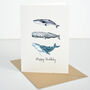 Personalised Whale Birthday Card, thumbnail 1 of 5