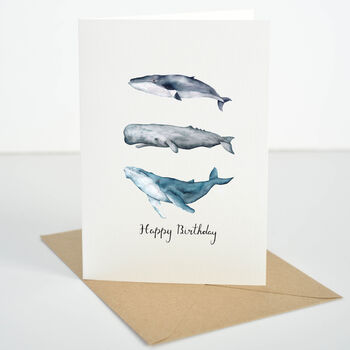 Personalised Whale Birthday Card, 2 of 5