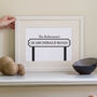 Personalised New Home Road Sign Print, thumbnail 3 of 5