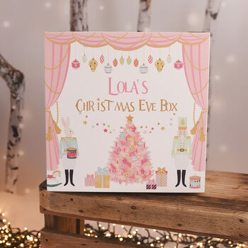 Personalised Nut Cracker Wooden Christmas Eve Box, 2 of 11