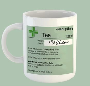 Personalised Prescription Coffee Tea Mug, 2 of 4