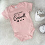 Cutest Baby In … Personalised Babygrow, thumbnail 3 of 4