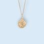 Tiny Marigold Necklace In 18ct Gold Plated Silver, thumbnail 4 of 12