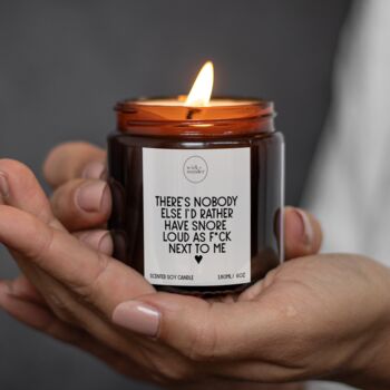 Valentines Gifts For Him, Funny Valentines Candle With Matches Snoring, 2 of 11