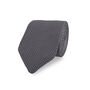 Wedding Handmade Polyester Knitted Pocket Square In Dark Grey, thumbnail 3 of 7