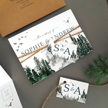 Woodland Wedding Invitations Sample, 8 of 12