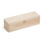 Wooden Wine Bottle Box With Lid One Comparment, thumbnail 2 of 2