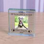 'Never Forgotten' Pet Memory Photo Glass Token, thumbnail 1 of 2