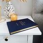 Navy Cotton Cloth Wedding Planner Book, thumbnail 2 of 12