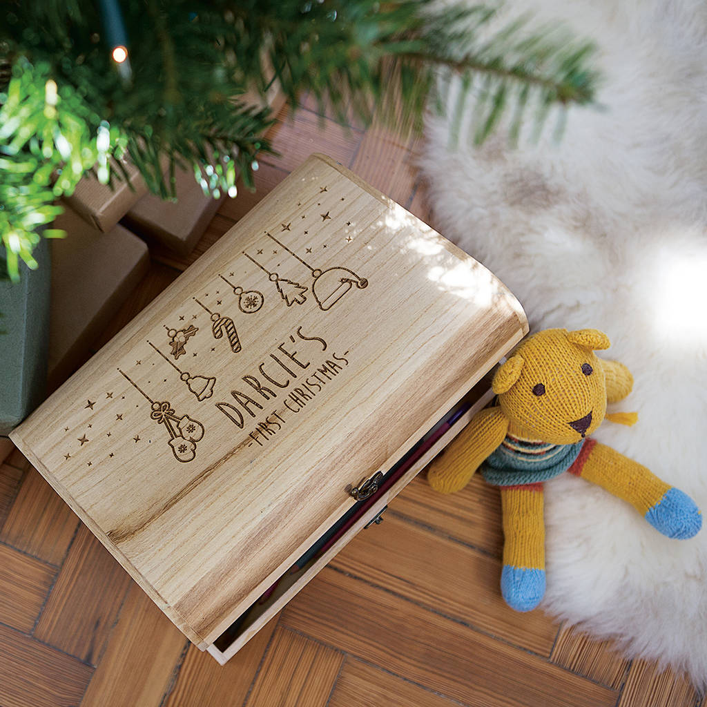 personalised baby's first christmas eve box by the letteroom | notonthehighstreet.com