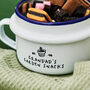 Personalised Enamel Garden Snack Pot, thumbnail 4 of 4