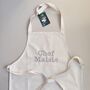 Personalised Kids Toddlers And Adults Cotton Apron, thumbnail 1 of 12