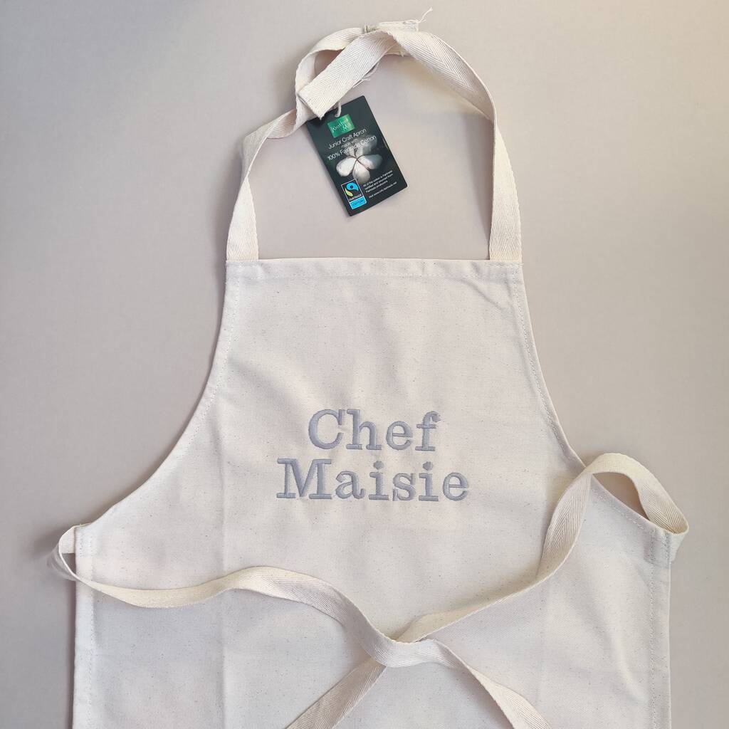 Personalised Kids Toddlers And Adults Cotton Apron, 1 of 12