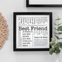 Gift For Friend 'Best Friend' Quotes Print, thumbnail 2 of 8