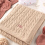 Personalised Fudge Luxury Cotton Baby Blanket, thumbnail 1 of 12