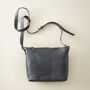 Fair Trade Classic Leather Shoulder Cross Body Handbag, thumbnail 4 of 12