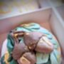 Personalised Hand Iced Little Acorns And Oak Leaf Biscuit Gift Box, thumbnail 1 of 8