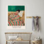 So Many Books, So Little Time, Female Reading Art Print, thumbnail 4 of 4