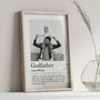 Personalised Godfather Print, Gift For Godfather, thumbnail 5 of 6